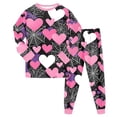 thumbnail image 5 of Gerichy Halloween Pajamas Little Boy Girls Crew Neck Cute Print Pajama Sets Long Sleeve Lovely Sleepwear 2 Piece Pjs Multiple Cartoon Jammies Pajama 2T-9T, 5 of 7