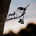 thumbnail image 1 of Courtyard Art Tree Bird Animal Art Garden Metal Tree Arte de acero inoxidable Metal Bird,11 Feliz Sencillez, 1 of 4
