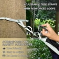 thumbnail image 3 of Hanging Hammock Portable Travel Camping For Outdooor Beach Camping Hiking Gradient Butterflies, 3 of 8