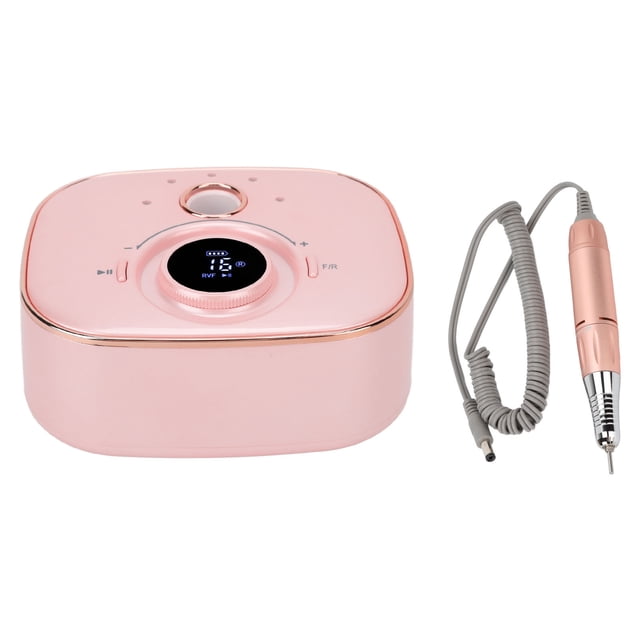 Máquina Pulidora De Uñas Eléctrica, Pulidora De Uñas Portátil Recargable De Oro Rosa De Larga Duración Para Manicurista Para Salón