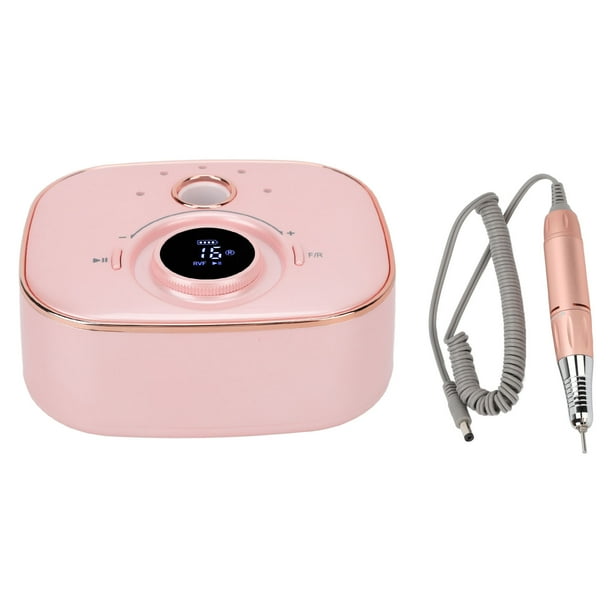 Máquina Pulidora De Uñas Eléctrica, Pulidora De Uñas Portátil Recargable De Oro Rosa De Larga Duración Para Manicurista Para Salón