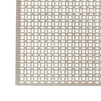 M-D Building Products 57010 12 in. x 24 in. x .020 in. Satin Nickel Aluminum Sheet Elliptical