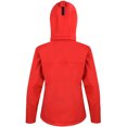 thumbnail image 2 of Result Core - Chaqueta con capucha modelo Lite Softshell para mujer (Rojo/Negro), 2 of 2
