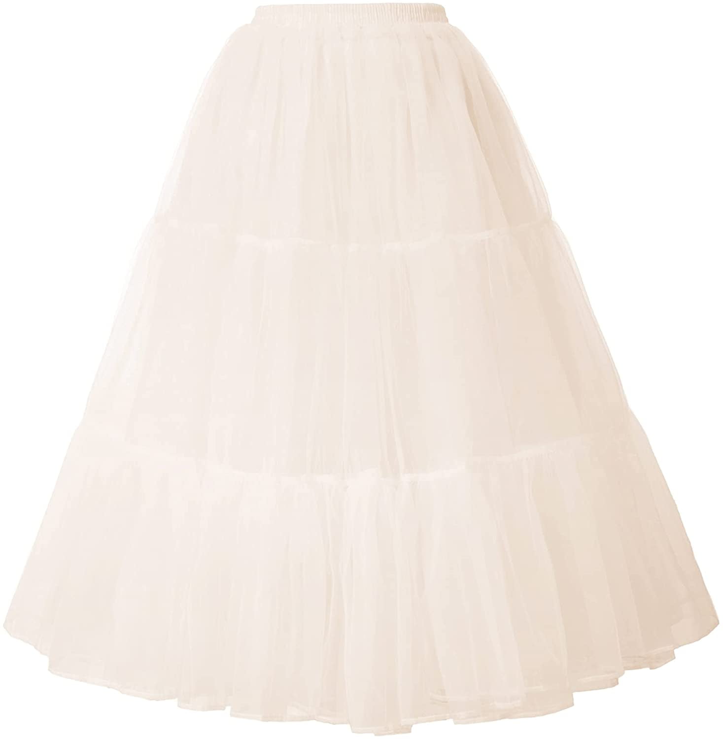 ankle length underskirt
