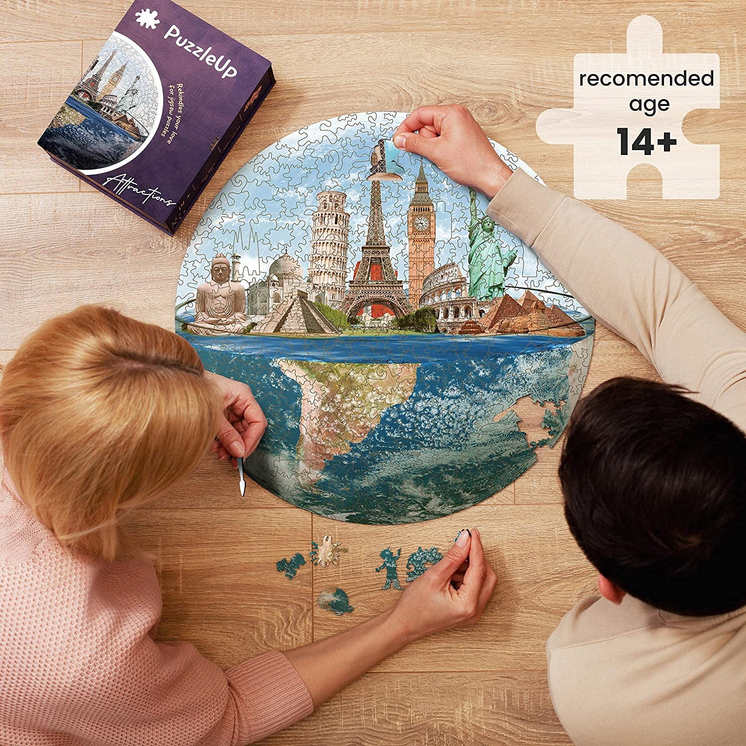 Voyage Round the World Wooden Jigsaw Puzzle