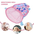 thumbnail image 4 of EeaseMX Correas para muñecas bebé, accesorios para llevar al aire libre (triángulo rosa), 4 of 7