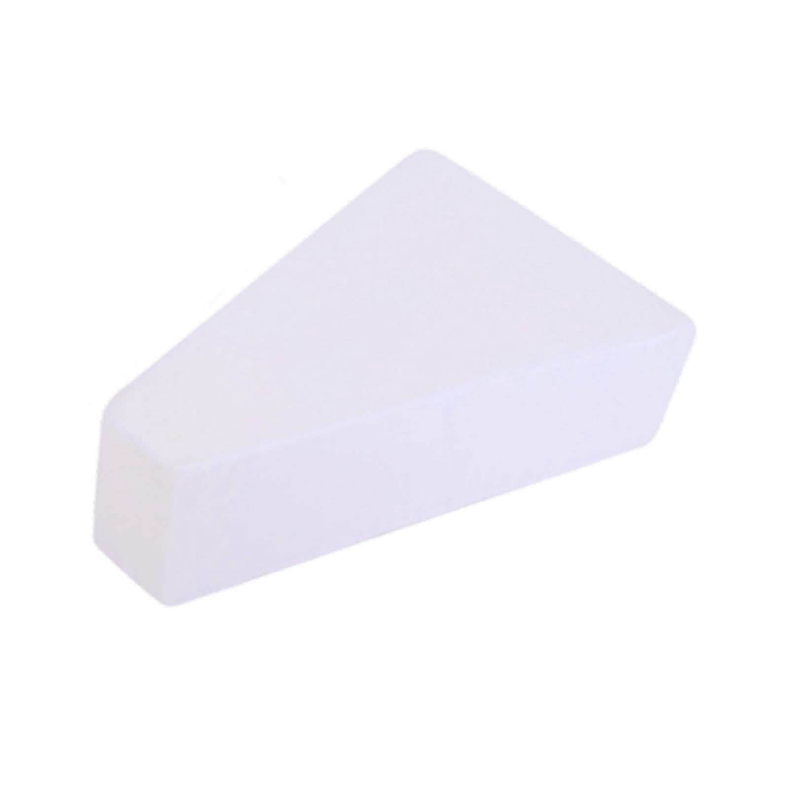 Wswqop Leg Elevating Pillow Ergonomic Trapezoid Foam Wedge Cushion Support Pad for Side White