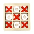 thumbnail image 2 of Eespoir Noughts And Crosses Kids Children Board Games, Indoor Playing Tac-toe Game, Family Strategy Game for Travel, Parties, Learning and Fun(Red), 2 of 6