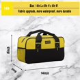 thumbnail image 2 of Bolsa organizadora de herramientas FASTECH impermeable de 14 pulgadas, amarilla, 2 of 7