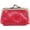 Red, variant on Genuine Leather Mini Vintage Coin Purse Kiss Lock change purse Cute Coin Purse Coin Organizer
