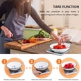 thumbnail image 2 of Báscula de cocina, báscula digital para alimentos, pantalla LCD de báscula de precisión multifunción, acero inoxidable (oz/lb/g/kg/ml/leche ml) alimentada por batería oso de fresa Electrónica, 2 of 6