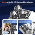 thumbnail image 2 of KOMI Magnetic Case for iPhone 15 Pro Max Case with Full Camera Lens Protector [Strong N56 Magnets] [Compatible with Magsafe] Clear Stylish Case for iPhone 15 ProMax Phone Case, Natural Titanium, 2 of 5