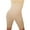 Beige, variant on Women's High Waist Shaper Shorts Tummy Control Body Thigh Slimmer Slimming Shapewear Panties