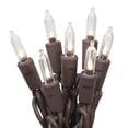 thumbnail image 3 of (2 pack) Mainstays 100-Count Warm White LED Outdoor String Lights, Brown Wire, 3 of 11