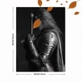 thumbnail image 3 of Qisvanset Warrior Woman Armor Sword Canvas Wall Art 15.75x11.81 Inches, 3 of 8