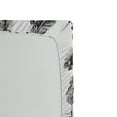 thumbnail image 2 of Ambesonne Tribal Fitted Sheet, Black White Boho Feather, Queen Size, Charcoal Grey White, 2 of 2