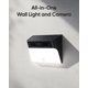 thumbnail image 2 of Lámpara solar de pared Cam eufy Security S120 2K Camera IP65, 2 of 5