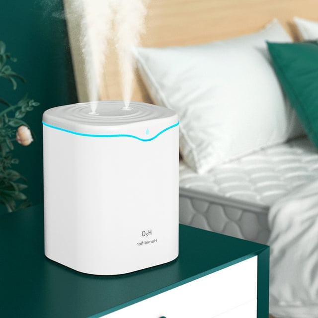 Dvkptbk Humidifiers for Bedroom Usb Humidifier with ,Quiet Cool Mist Humidifier for Bedroom and Office ,Plants, Easy to Clean Home Essentials