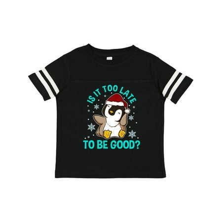 

Inktastic Christmas Penguin Santa Gift Toddler Boy or Toddler Girl T-Shirt