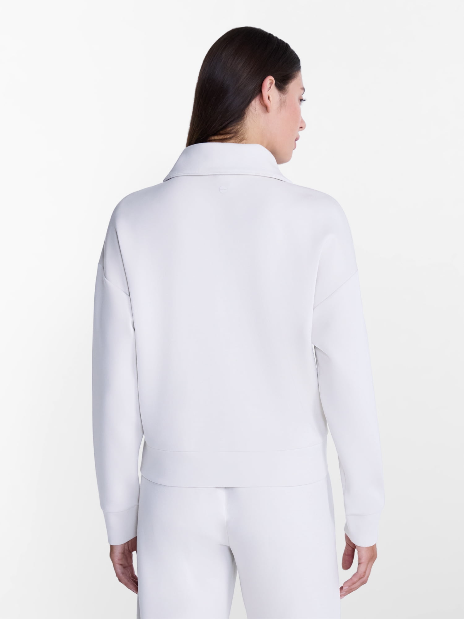 Avia Women's and Women's Plus Quarter-Zip ScubaKnit Pullover, Sizes XS-4X
