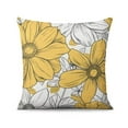 thumbnail image 4 of Yellow Sunflower Spring Summer Floral Throw Pillow Covers 18 X 18 Inch, Set Of 4, Linen Study Sofa Cushion Cover Indoor Living Room Home Decor, 4 of 7