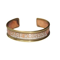 Mogul HARE KRISHNA Adjustable Copper Cuff Bracelet For Men & Women