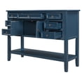 thumbnail image 3 of Veryke 45" Modern Console Table Buffet Table Sideboard with Drawers and Bottom Shelf - Navy Blue, 3 of 8