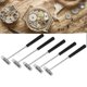 thumbnail image 3 of Lot de 5 petits marteaux professionnels à tête ronde, doux et dur, outil de réparation de montres à double usage, 3 of 4