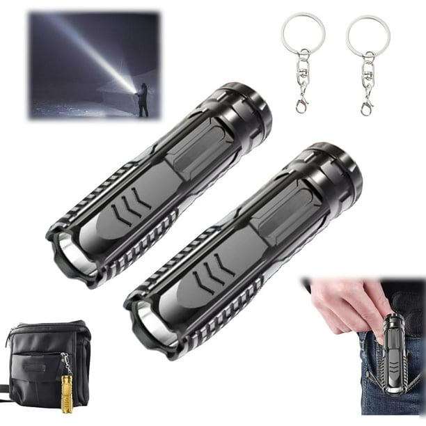 Linterna brillante XINYU Blitron USB alta potencia portátil negro