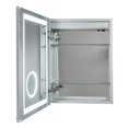 thumbnail image 3 of Miseno Mmcr1620led-L 16" W X 20" H Frameless Recess Mounted Single Door Medicince Cabinet, 3 of 5
