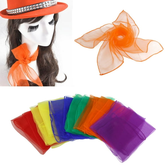 KONTONTY  Silk Scarves for Kids Play Handkerchief Color Fading Kindergarten