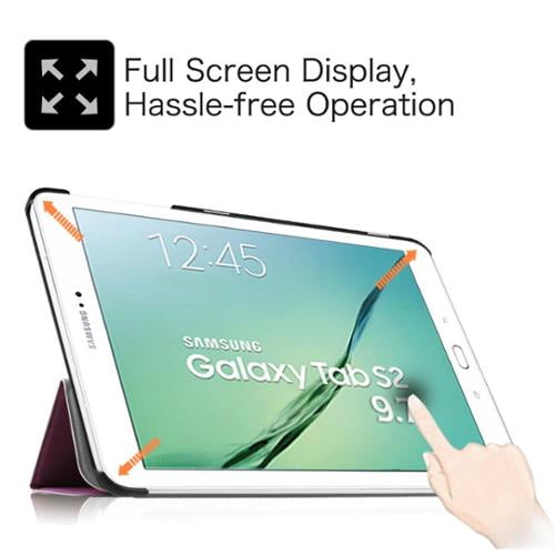 Krimpen ideologie Manie Fintie Case for Samsung Galaxy Tab S2 9.7 Tablet - Slim Lightweight Stand  Cover with Auto Sleep/Wake - Walmart.com
