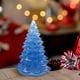 thumbnail image 4 of Árbol de Navidad de resina, miniadornos de mesa para el hogar, pequeño árbol de Navidad artificial para oficina y dormitorio, diseño plegable y portátil, marco de metal, para dormitorio,, 4 of 9