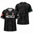 thumbnail image 3 of 2026 New Mexico Soccer Jerseys Mexico National Team Supporter Shirt, Mexican Jersey Soccer T-Shirt, Crew Neck Short Sleeve Football Tee for Sports Casual Daily Use for Adult, 3 of 4
