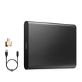 thumbnail image 1 of Disco duro de estado sólido SSD Computadora portátil Type-C USB 3.0 Disco duro móvil de 2TB de velocidad rápida, Negro kenally EL001897-02B, 1 of 2