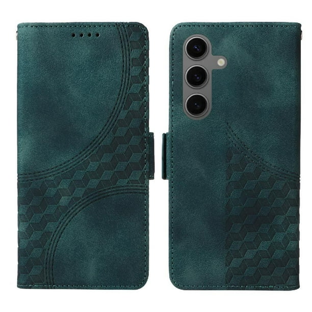 Funda GANGXUN para Samsung Galaxy S25 Plus con diseño acolchado elegante, cuero PU, protección total y ajuste preciso