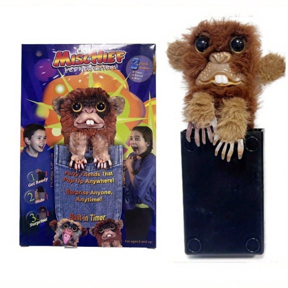 Surprise Prank Monkey Toy - Surprise Prank Monkey Toy Pop Up, Realistic Monkey Prank Toy, Safe Prank Toys for April Fools' Day