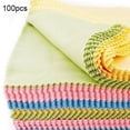 thumbnail image 1 of HLONK cdar 100 Pcs Microfiber Mixed Color Screen Camera Lens Glasses Square Cleaning Cloth Eye Glasses Cleaning Cloth, 1 of 6