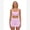 Pink, variant on IBTOM CASTLE Layered Workout Sets for Women 2 Piece Polka Dot Sports Bra High Waist Shorts Gym Active Yoga Pilates Outfits S Pink