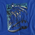 thumbnail image 2 of Batman Knight Falls in Gotham Women's T Shirt, Royal, 2X-Large, 2 of 6