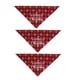 thumbnail image 1 of Paquete de 3 pañuelos para perros, bufandas navideñas para mascotas, baberos triangulares, conjunto de pañuelos, accesorios de decoración para disfraces de mascotas, 1 of 5