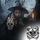thumbnail image 1 of Fiudx Anillo de Calavera Gótica de Acero Inoxidable, Joyería Punk para Motociclistas, Diseño Único, Estilo Moderno, Ideal para Amantes Del Gótico y El Punk, Versátil para Cualquier Ocasión, Regalo pa, 1 of 2