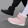 thumbnail image 6 of Quealent Toddler Snow Boots Boys Girls Winter Warm Shoes High Top Outdoor Sneakers for Cold Weather Pink for Size 13.5, 6 of 6