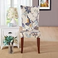 thumbnail image 3 of 6 x Soft Spandex Fit Stretch Short Dining Room Chair Covers with Printed Pattern, Banquet Chair Seat Protector Slipcover for Home Party Hotel Wedding Ceremony (Style 26), 3 of 6