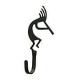 thumbnail image 2 of Village Wrought Iron WH-56-S Kokopelli Wall Hook Small - Black, 2 of 2