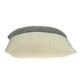 thumbnail image 3 of Nassau Collection Knitted Two Tone Cotton Throw Pillow - 20" - Beige and Gray, 3 of 5