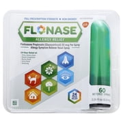 Pack of 2 Flonase Non Drowsy 24 Hour Allergy Relief Nasal Spray, 0.34 fl oz, 60 Metered Sprays