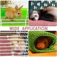 thumbnail image 5 of 4 Pcs Washable Guinea  Cage Liner - Soft Fleece Pee Pads for Small Pets, Reusable Bedding Mat for Bunny, Hamster, Rabbit, 5 of 6