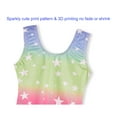 thumbnail image 5 of Domusgo Girls Gymnastics Leotards Size 4t 5t Sparkly Blue Ballet Bodysuit, 5 of 7