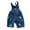 Blue, variant on OSOLU Toddler Denim Ripped Shorts For Boys Girls Elastic Calf Midpants For Children Newborn Trendy Dailywear, 4-5Years